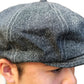 Black Chambray Casquette