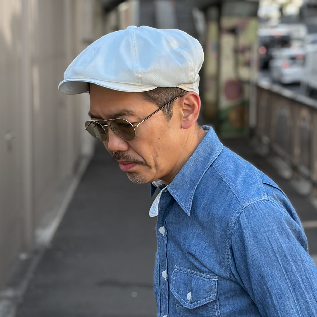 White Twill Casquette – Dry Bones Online Shop