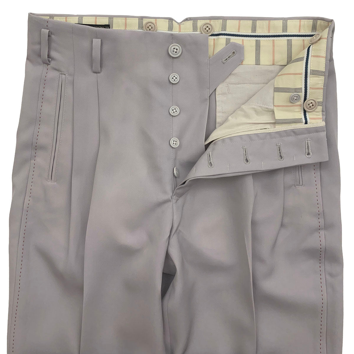 Hand Stitched Two Tuck Trousers