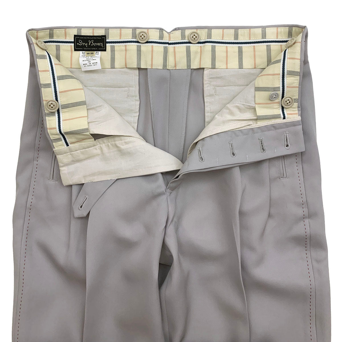Hand Stitched Two Tuck Trousers