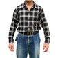 Ombre Check Open Shirt