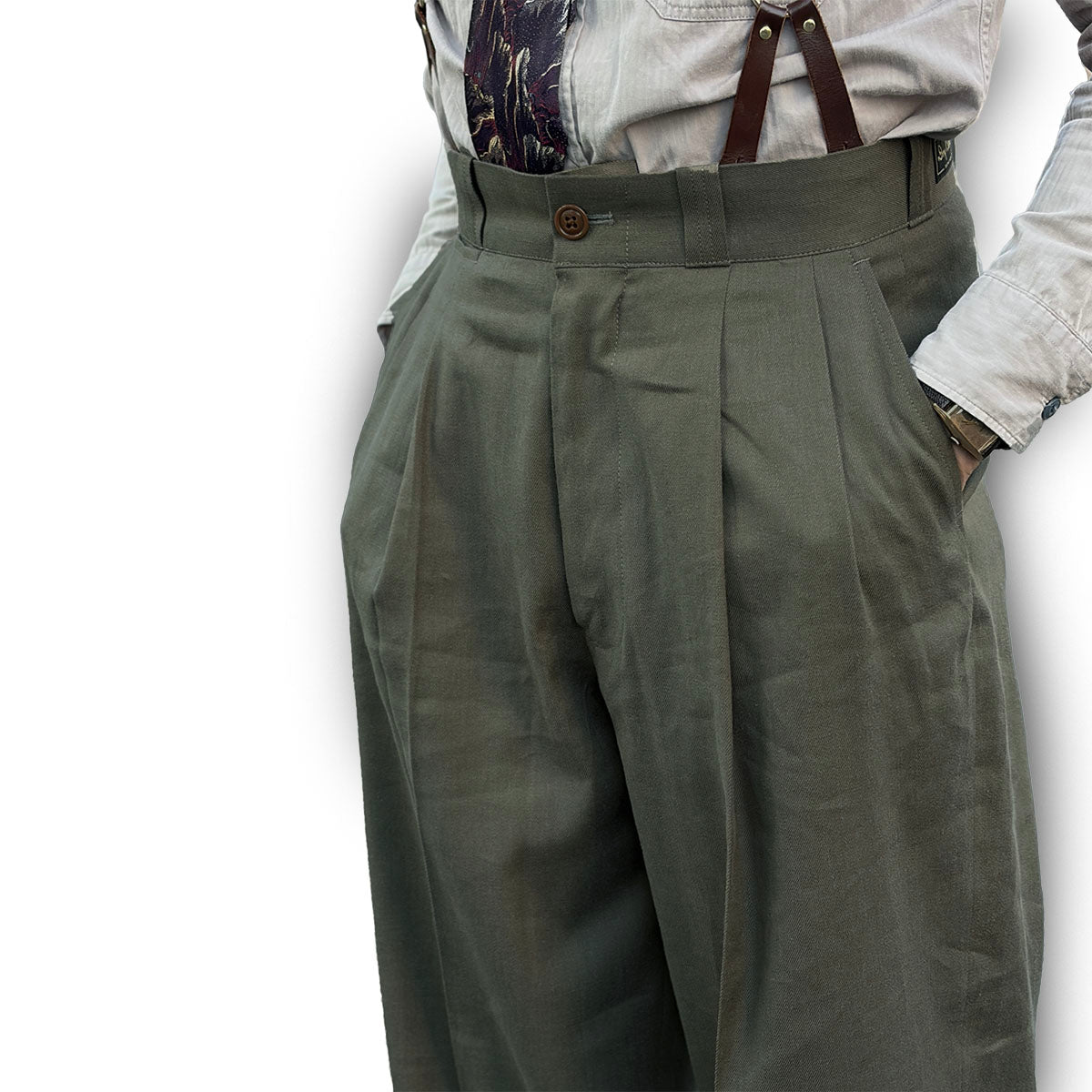 WIRROW COTTON GABADINE 2TACK PANTS WIRROW(ウィロウ) / COTTON