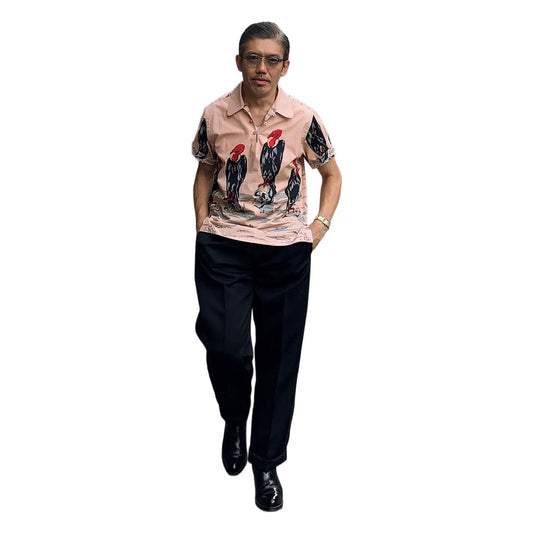 Hand Stitched Two Tuck Trousers