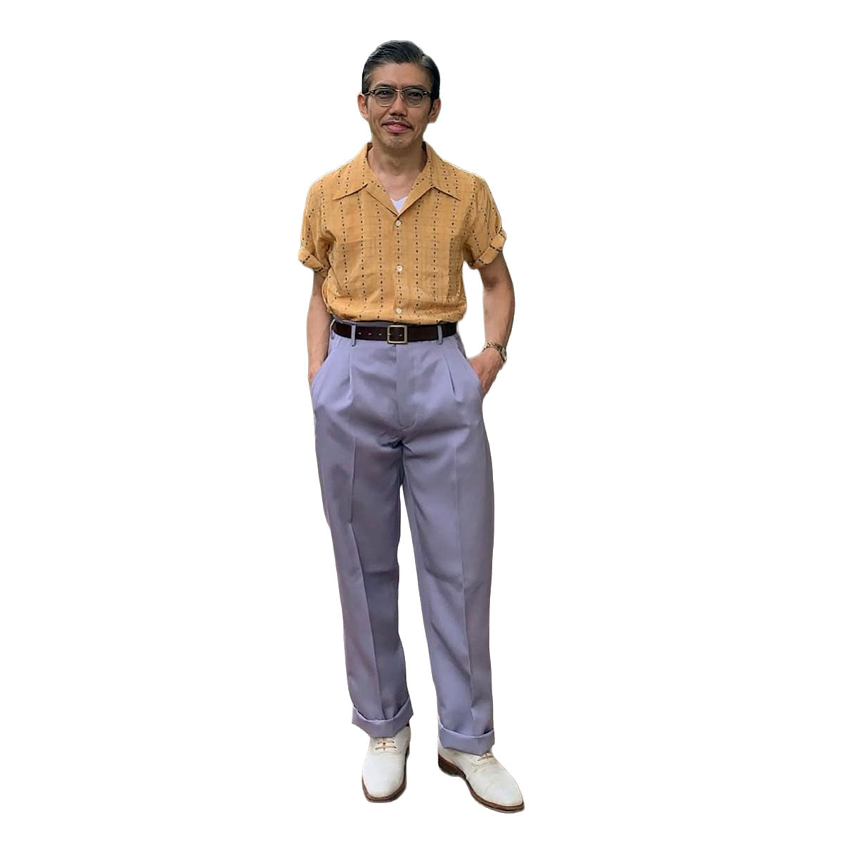 Hand Stitched Two Tuck Trousers