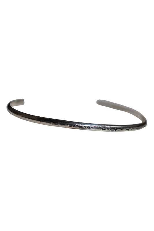 Silver Western Bangle