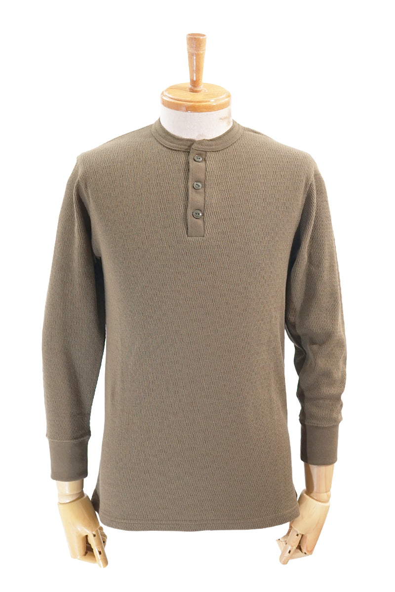 L'Appartement THERMAL BACK HENLEY NECK