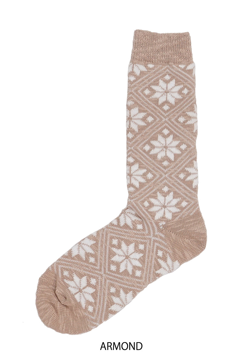 Jacquard Socks "SNOWFLAKE"