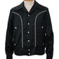 Western Plain Style Satin Jacket