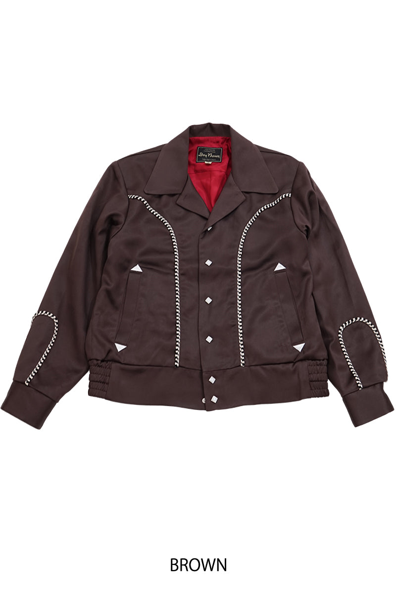 Western Plain Style Satin Jacket – Dry Bones Online Shop