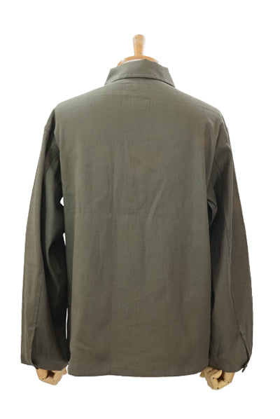 Big Pocket Army Serge Pullover Jacket