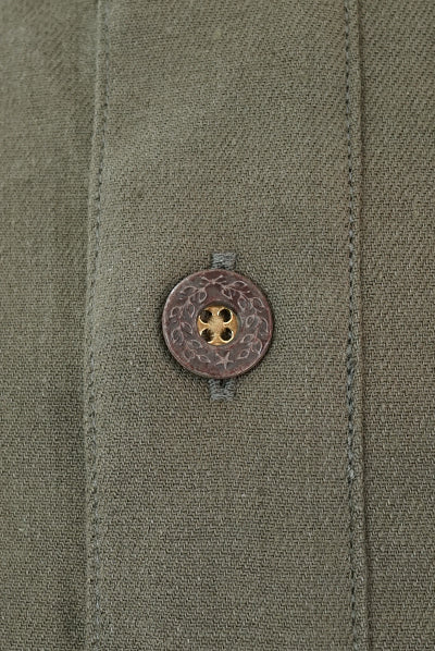 Big Pocket Army Serge Pullover Jacket