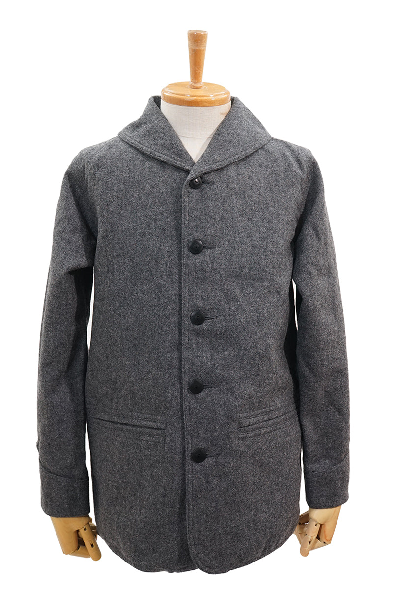 Wool Melton Shawl Collar Jacket