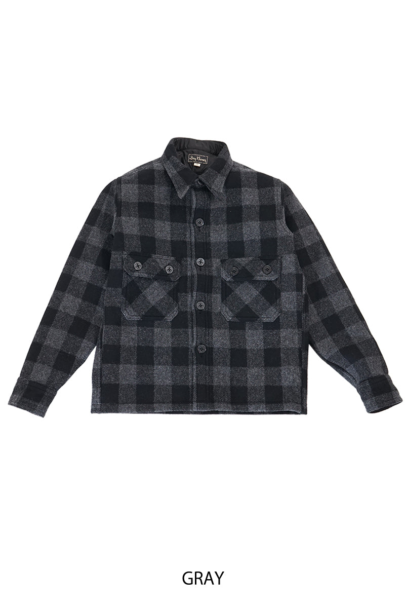 Wool Check C.P.O.Jacket – Dry Bones Online Shop