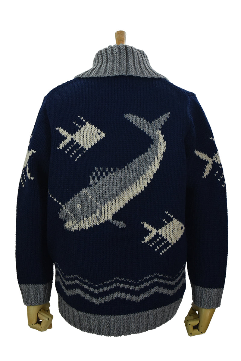 Cowichan Sweater "SEA BASS"