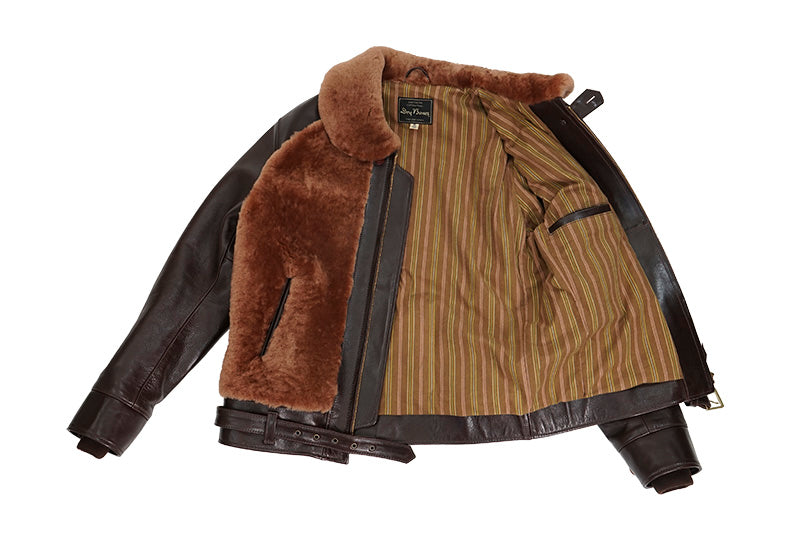 Leather and Sheepskin Jacket “GRIZZLY”