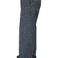 High Back Black Chambray Work Trousers