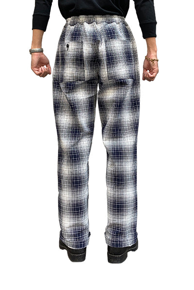 Ombre Check Flannel Easy Pants