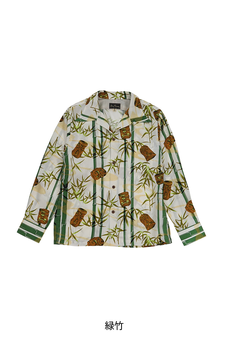 L/S Hawaiian Shirt “TAKE TIKI”