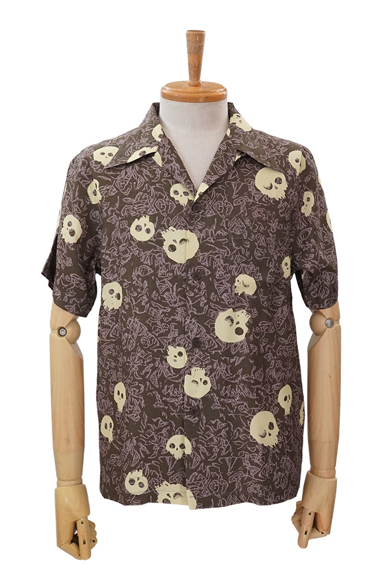 S/S Hawaiian Shirt "One-eyed Skull"