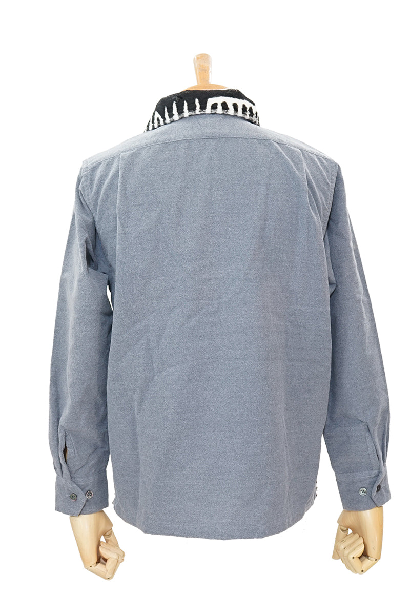 2Tone Pull-over Lace-up Shirt “ZEBRA”