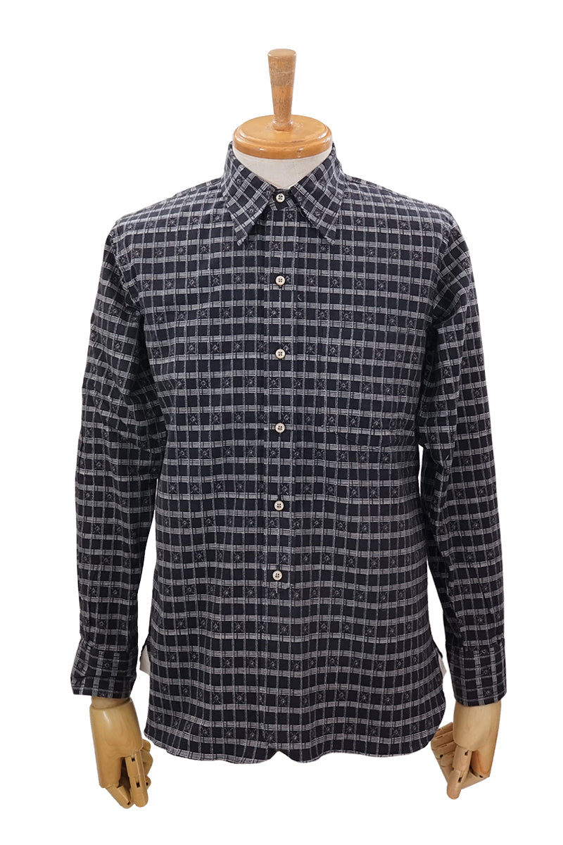 Print Flannel Work Shirt