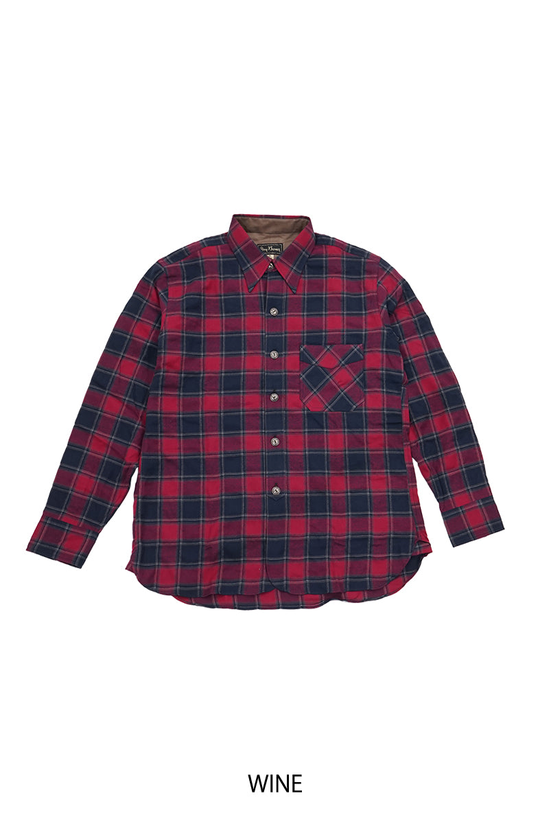 Ombre Check Work Shirt