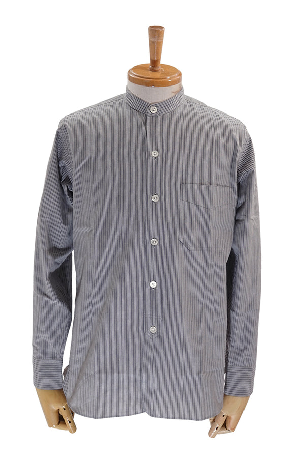 Dobby Band Collar Work Shirt Dry Bones Online Shop