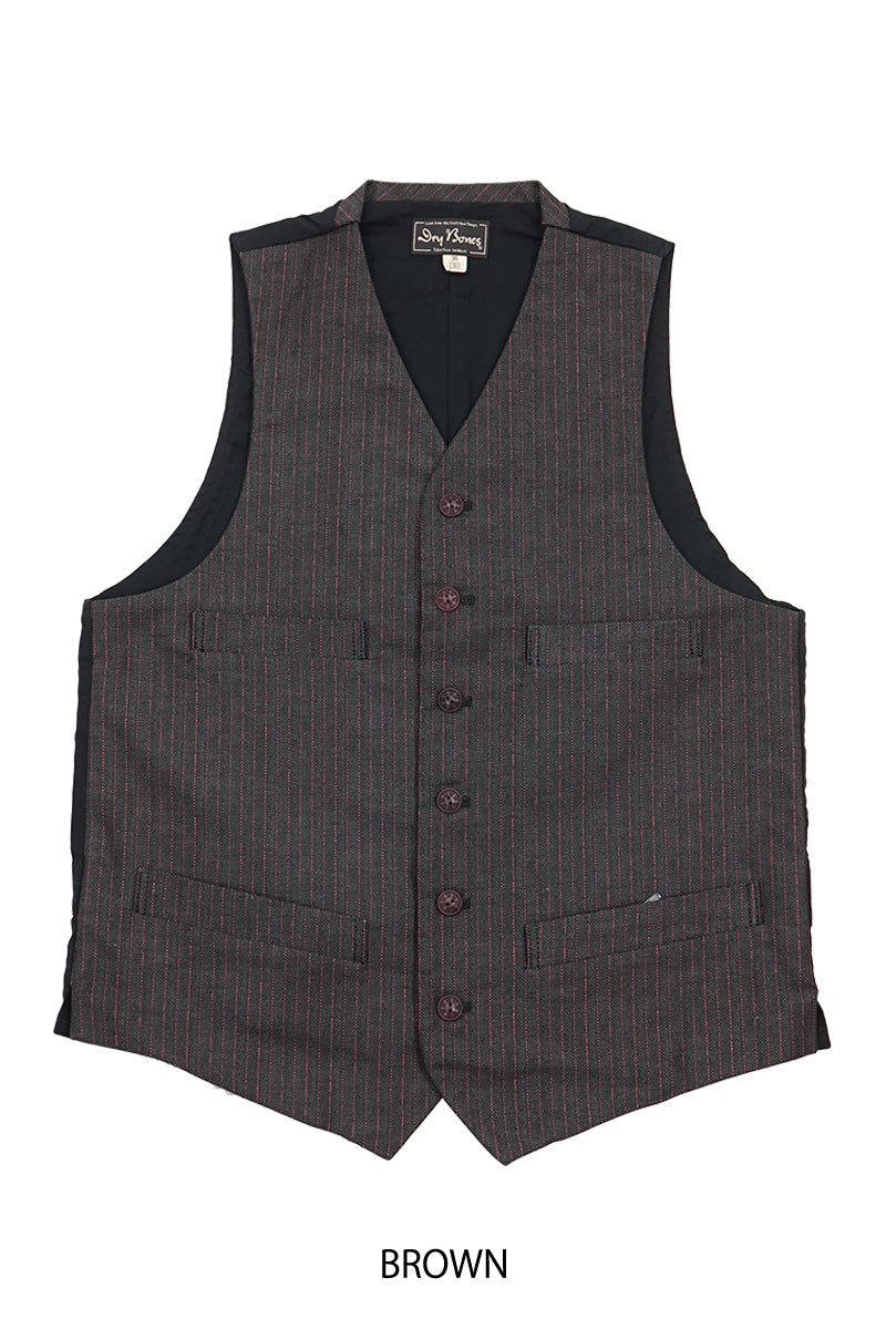 Moleskin Jockey Vest Dry Bones Online Shop